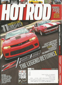 HOT ROD 2014 JUNE - NEW Z28 v BOSS 302 v BIG RED, LANDSPEED RACERS, 440-6